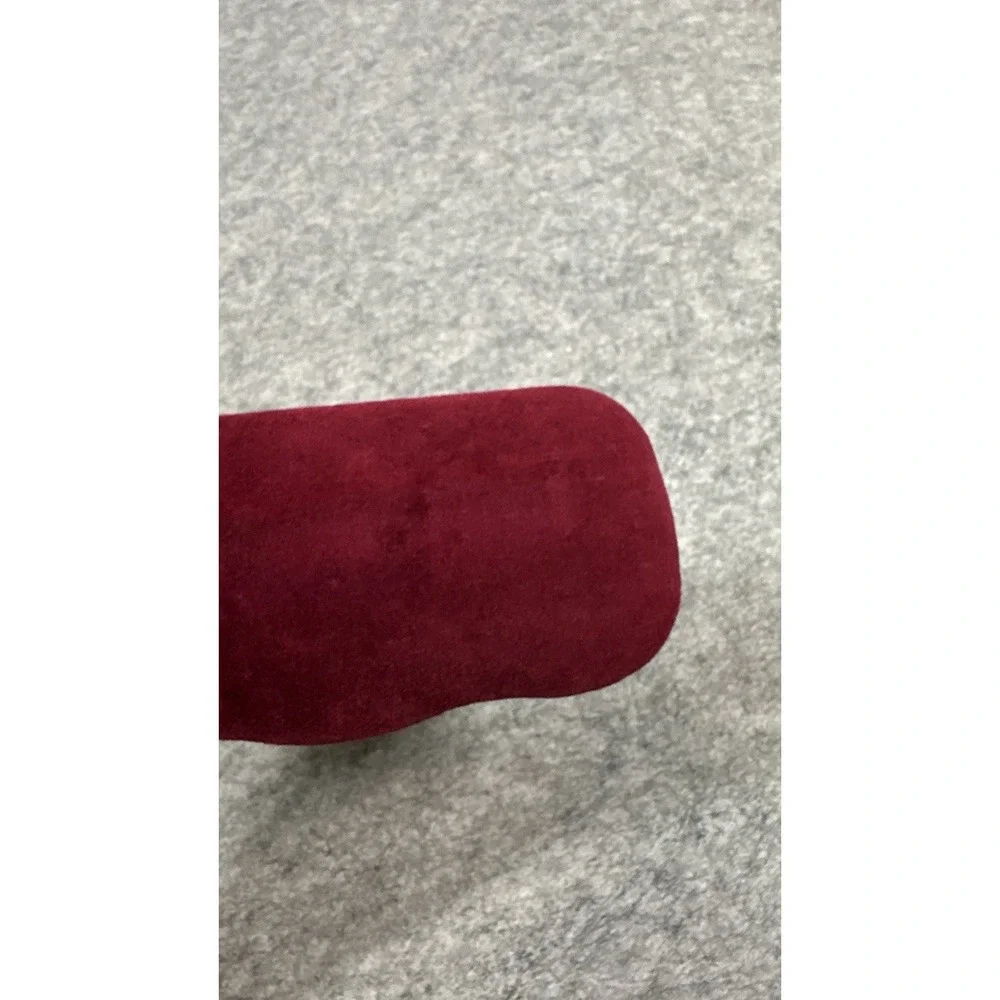 Gucci Case Burgundy Velvet Hard Sun Glasses Case Luxury Storage Box